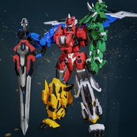 5 in 1 transform dinosaur toys action anime figure robot assemble deformed educational toys for children boys christmas gifts