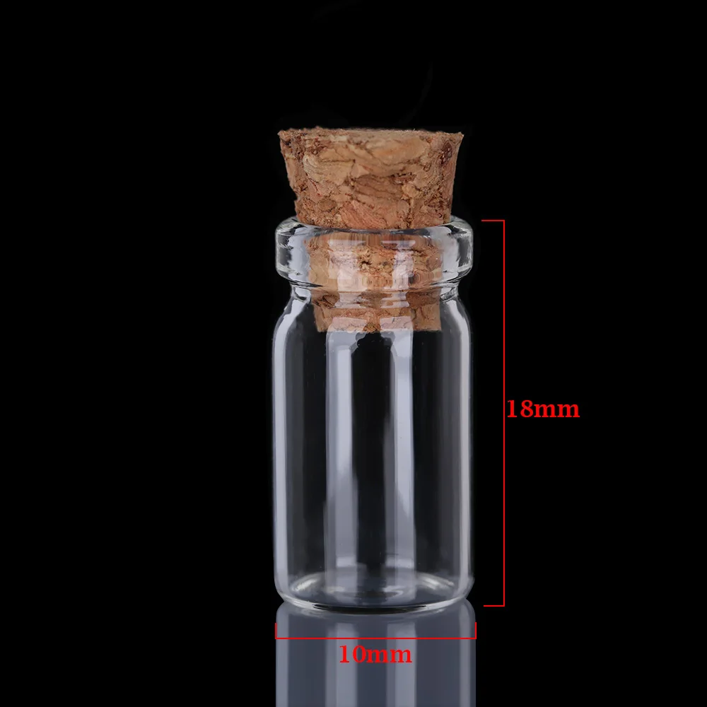 5 шт. маленькие стеклянные банки для дрифта декоративные контейнеры поделок мини