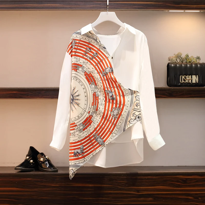 Костюм Женский Повседневный из двух предметов рубашка с длинным рукавом и