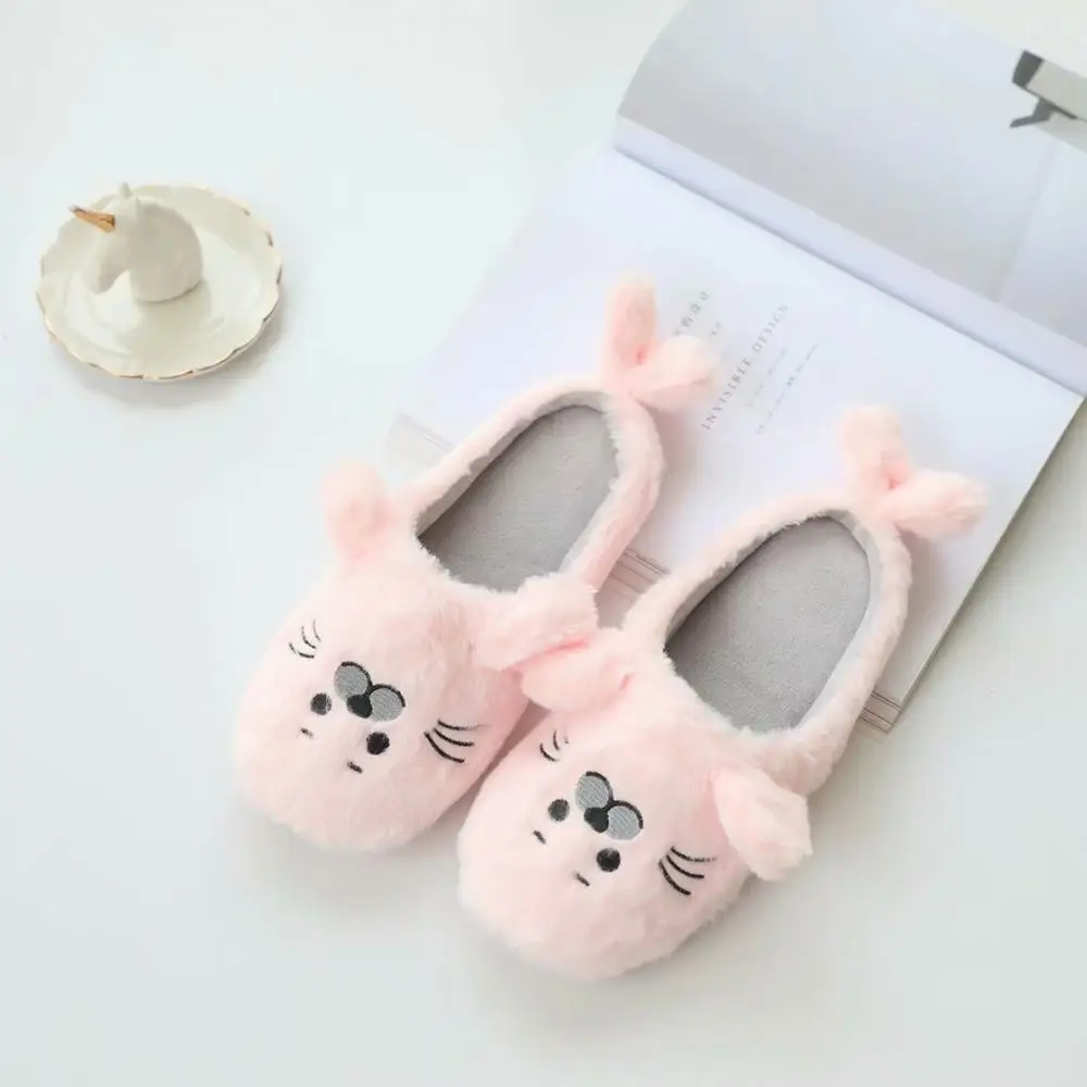 Домашние тапочки для девочек морские со львом легкие домашние на плоской подошве