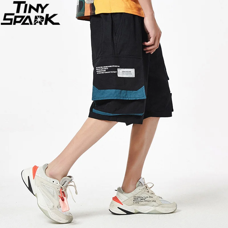 2019 мужские шорты для бега в стиле Харадзюку уличная одежда хип хоп карго с