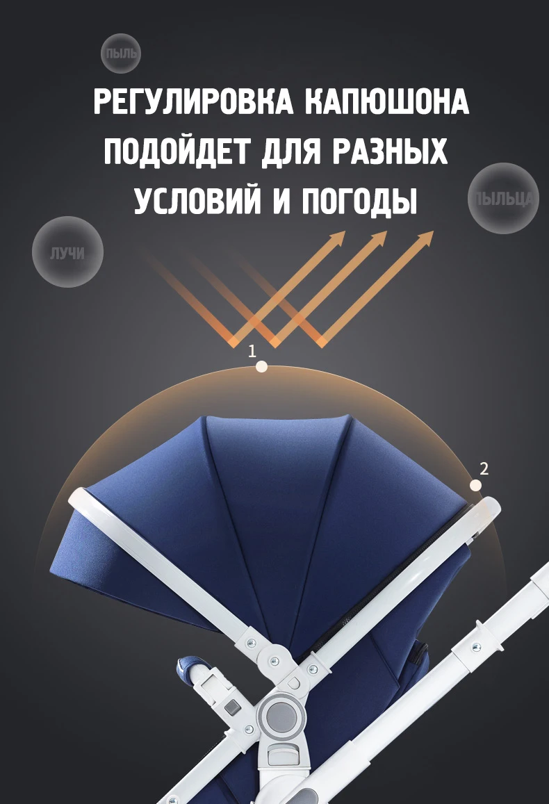 Belecoo, детская коляска, может лежать, складной светильник, переносная, высокая, пейзаж, шок, детская коляска