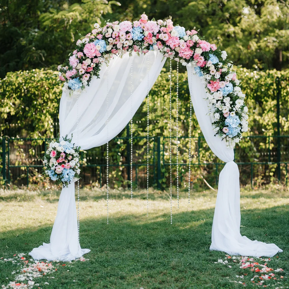 

Climbing Bracket Garden Arbor Pergola Arch Brackets Luffa Cucumber Tomato Arched Greenhouse Staineless Steel Wedding Decorations