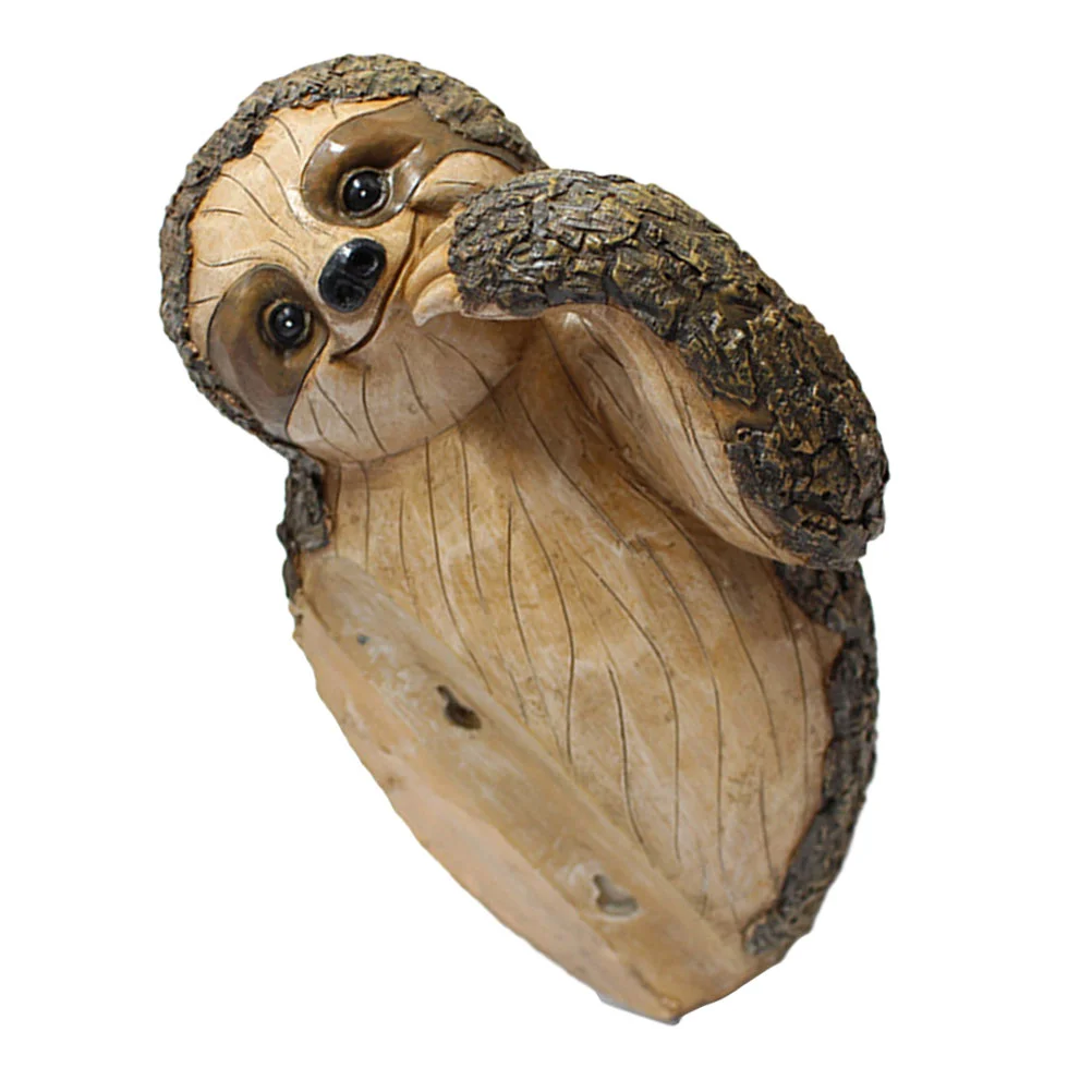 

1pc Bradypod Ornament Tree Resin Animal Sculpture Yard Tree Hanging Decor