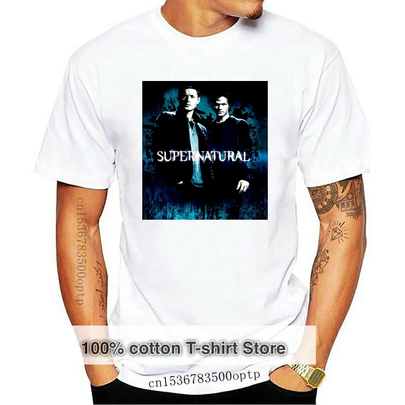

The Supernatural TV Series Black Men T-Shirt Tee 2020 Fashion Short Sleeve Men New High Quality Top Tee T Shirt Men Summer