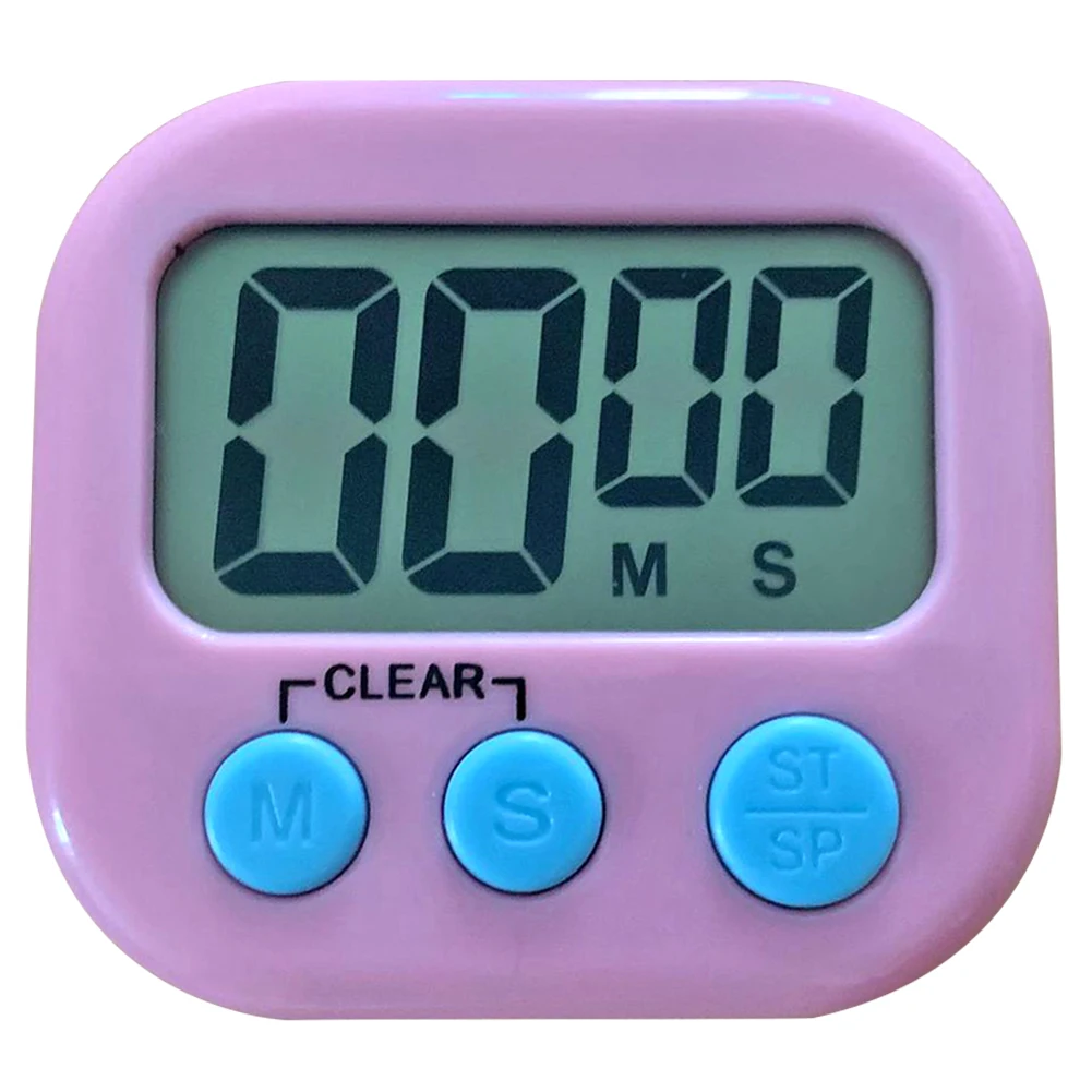 electronic lcd digital display cooking screen timer magnetic countdown clock stopwatch with stand for kitchen accessories free global shipping