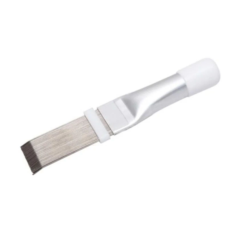 

1x Fin Comb For Air Conditioner Blade Cooling Straightening Cleaning/Tool Silver