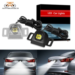 AOTOMONA  Car Lights With Waterproof 12V External Reverse Lights LED Universal Auxiliary Automobiles LED Bulb Auto Lamp Backu CE