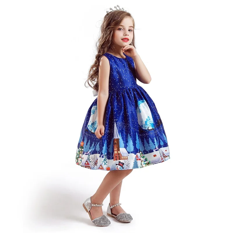Only Dress 5 Вечерние рождественские платья принцессы с жасминовым принтом для девочек от 4 до 10 лет детские маскарадные костюмы на Хэллоуин для детей, нарядные вечерние платья - Цвет: Only Dress 5