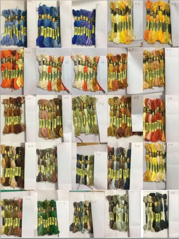 Cxc 8 цветов нить для вышивки крестом нитью шитье моток пряжи ремесло DIY браслет