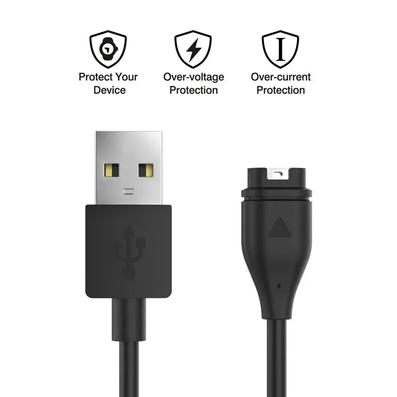 Replacement USB Data Sync Charging Cable Wire for Garmin Fenix 5/5S/5X/Forerunner 935/Quatix 5/Quatix 5 Sapphire/Vivoactive 3 Wa |