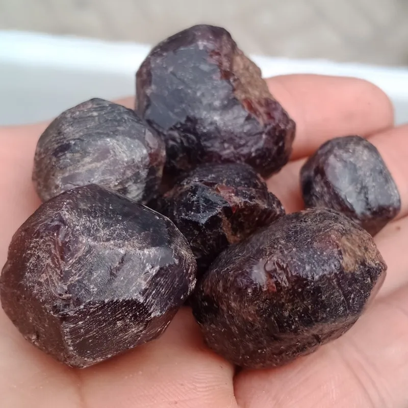 Dhxyzb 100 500 г натуральный гранат камень Оригинальные красные камни лечебные энергии