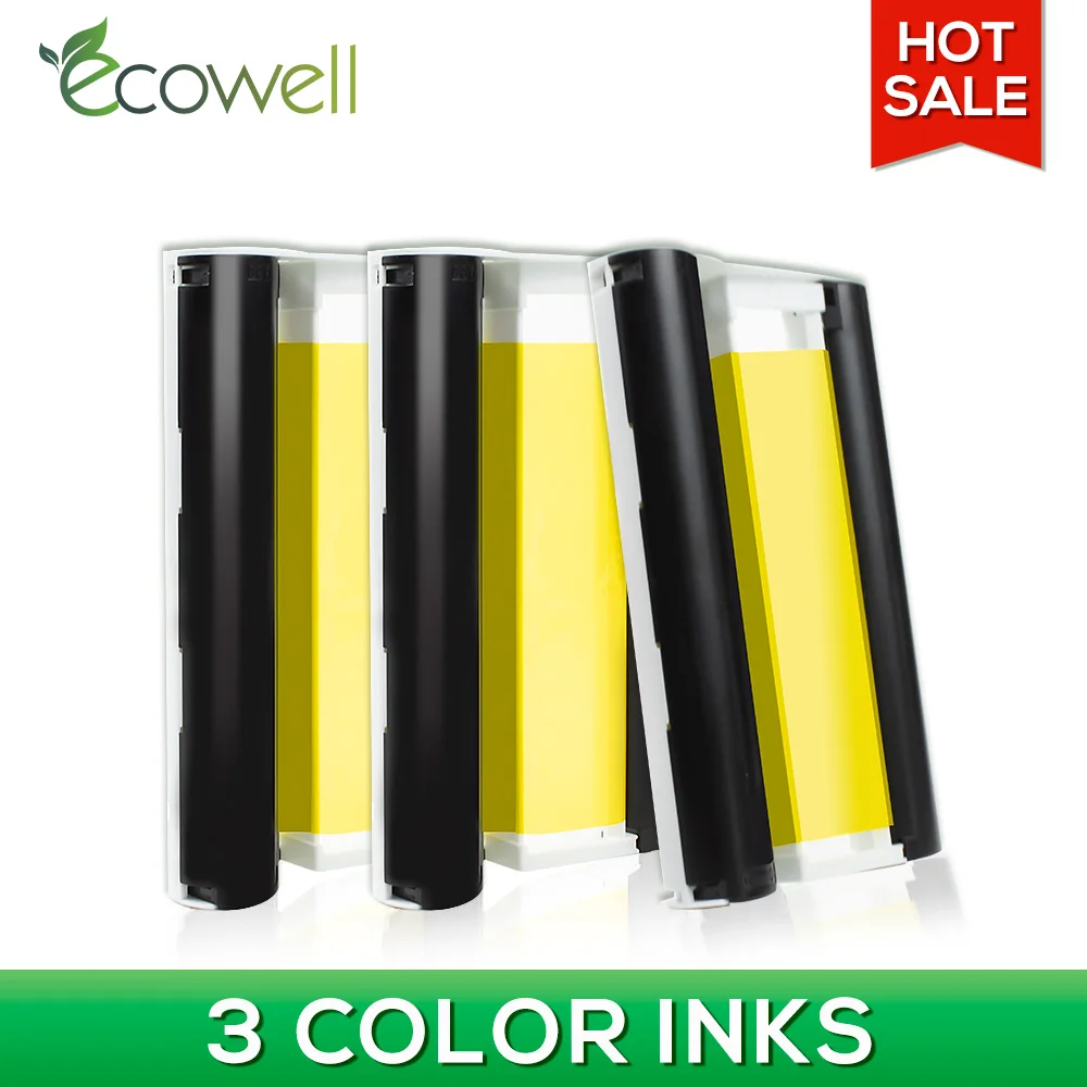 Печатная кассета ECOWELL KN 108IN совместимая с принтером canon selphy CP1300 CP910 CP900 CP1200 цветной