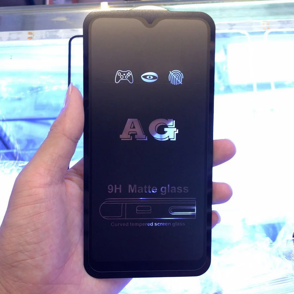 Матовое закаленное стекло 10 шт./лот AG, пленка с защитой от отпечатков пальцев для Xiaomi Redmi Note 9 Pro Max Note 9S 8 8A 8T K20 K30 Pro 9H, стекло от AliExpress WW