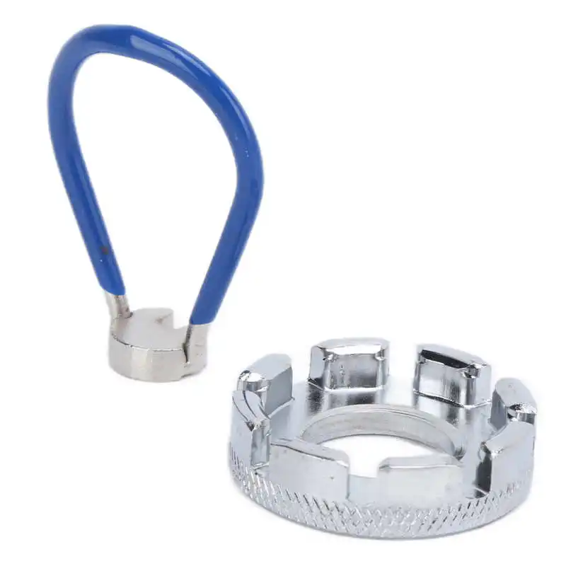 

Spoke Wrench Portable Convenient Bicycle Spoke Wrench with Round Wrench for Bicycle Spokes Tightness Adjustment