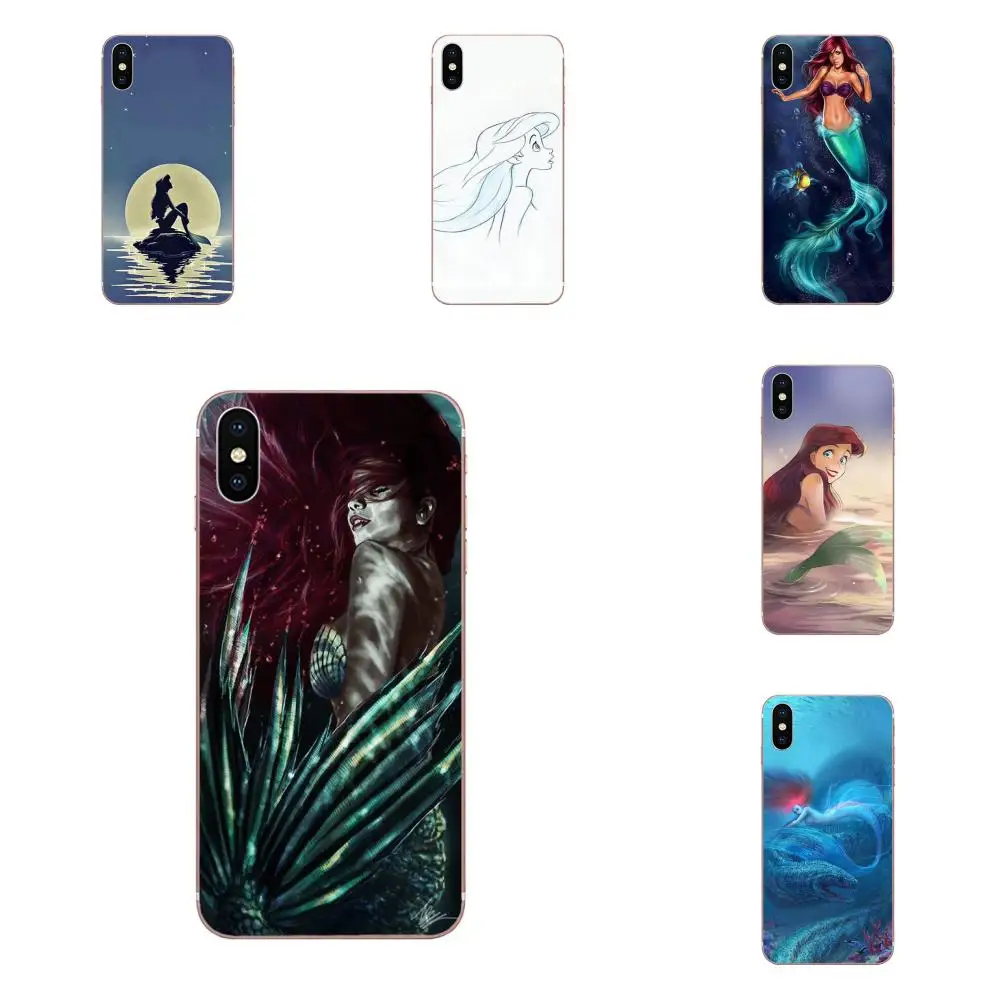Милая тату Ариэль Русалочка для Xiaomi CC9 CC9E Mi 3 4 4i 5 5S 6 6X 8 9 SE Play Plus Pro Lite A1 Mix 2 Note |