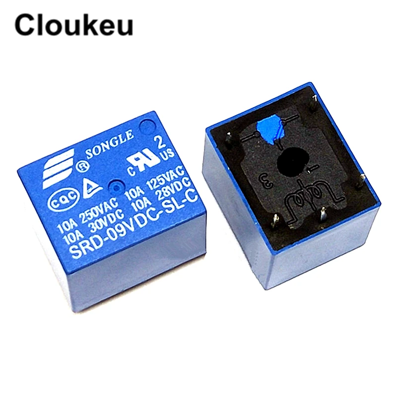 Реле DIP5 SRD- 03VDC 05VDC 06VDC 09VDC 12VDC 24VDC 48VDC -SL-C 3V 5V 6v 9В 12В 24В 48В 10A | Обустройство дома