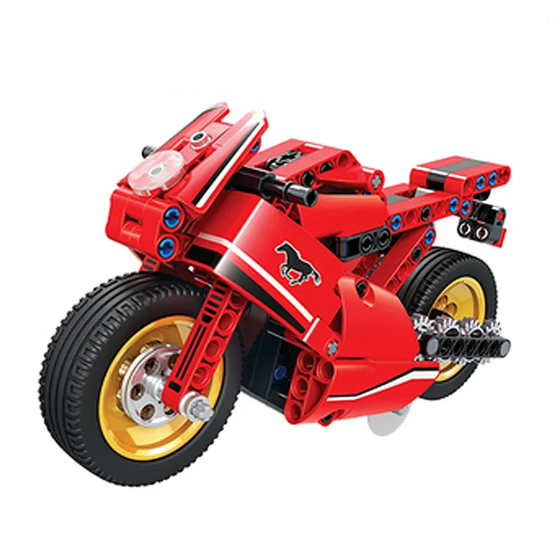 Сборочные строительные блоки 1:4 пластиковые детали для велосипеда модель