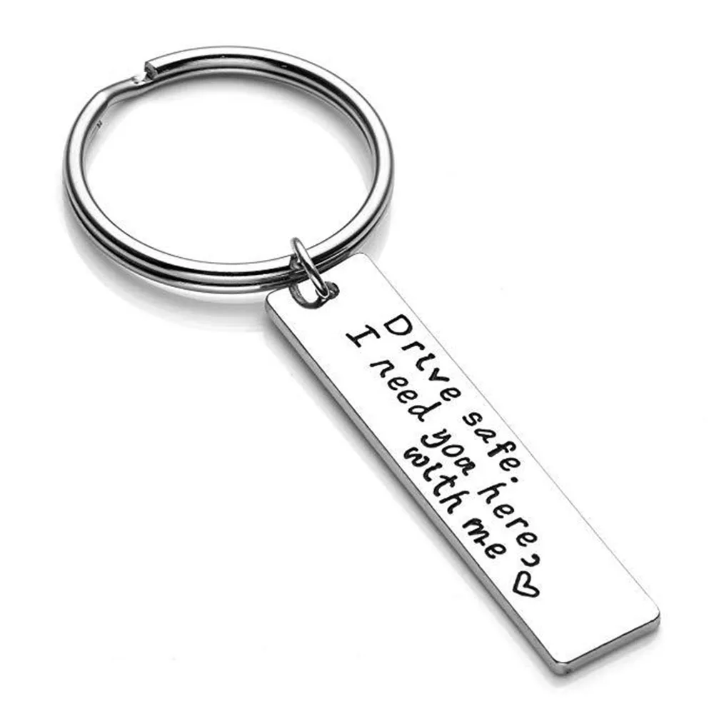 Сплав со светодиодными фарами Вождение безопасно I Need You мной брелок для