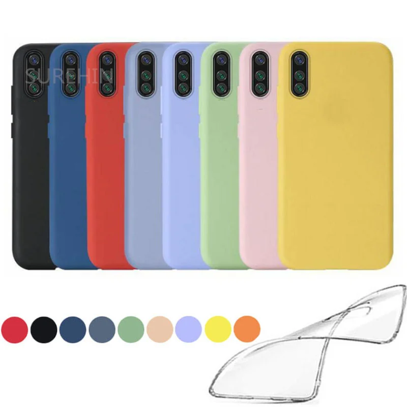 

SUREHIN soft case for Huawei Y8P cover clear pink black green purple blue red transparent silicone cover for huawei Y8P case