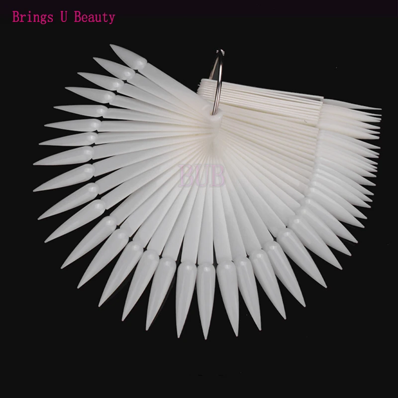 Натуральный/Прозрачный 50 шт. шпильки острые Типсы для дизайна ногтей колесо