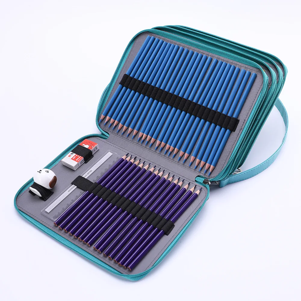 184 слот Портативный Цветной Карандаш Чехол Держатель Водонепроницаемый большой