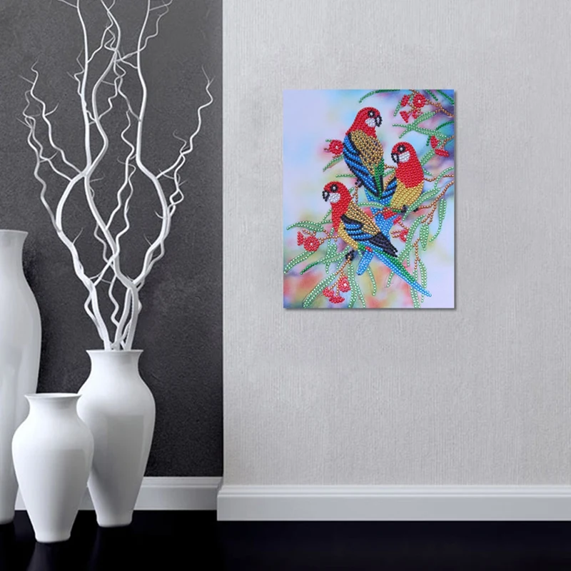 5D алмазная картина особой формы фотографии птиц частично просверленные Стразы