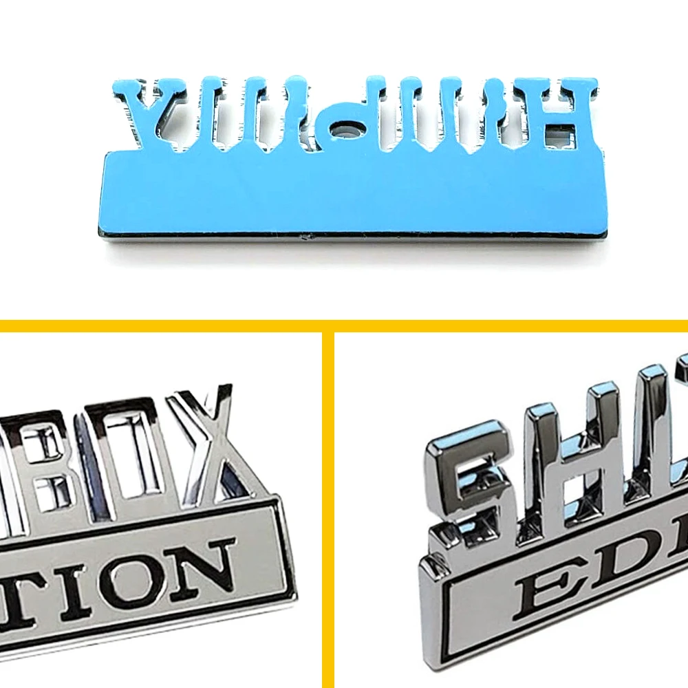 1 шт. SHIBOX Edition новая эмблема хромированные значки Автомобильная наклейка для