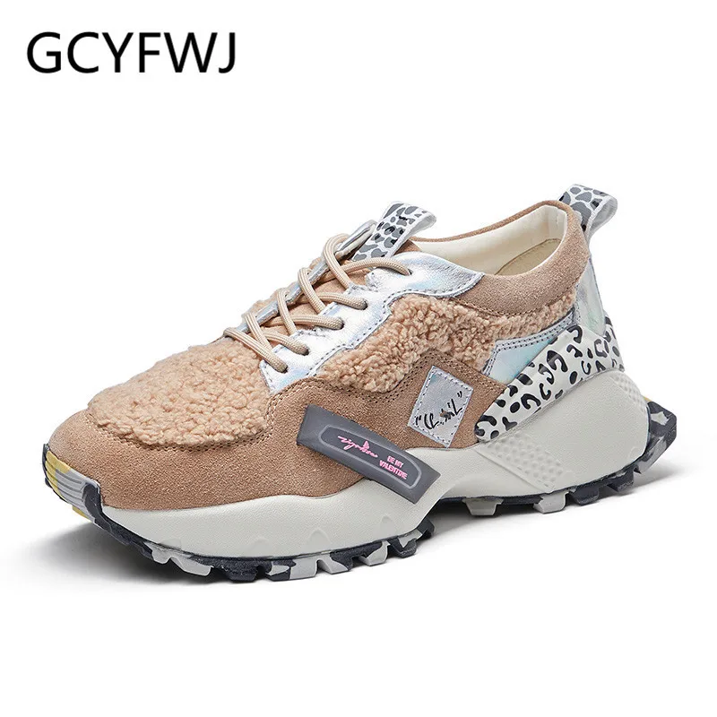 GCYFWJ теплые меховые шерстяные кроссовки зимняя обувь женские разноцветные