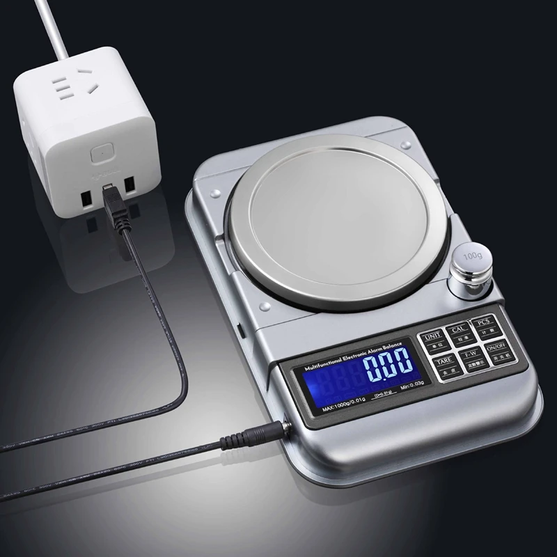 

Mini Electronic Digital Scale Jewelry Scale Weighing Tool 3000G/0.1G Low Battery Alarm LCD Display