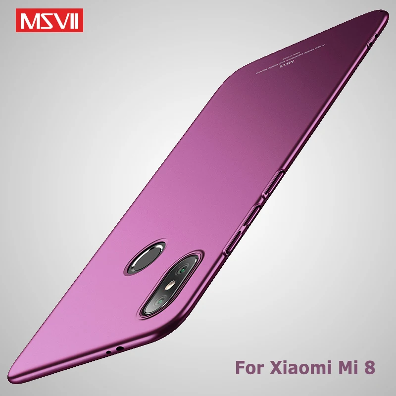 Mi 8 Lite чехол Msvii тонкий матовый для Xiaomi Mi8 Pro SE Xiomi Жесткий ПК UD чехлы|Бамперы| |