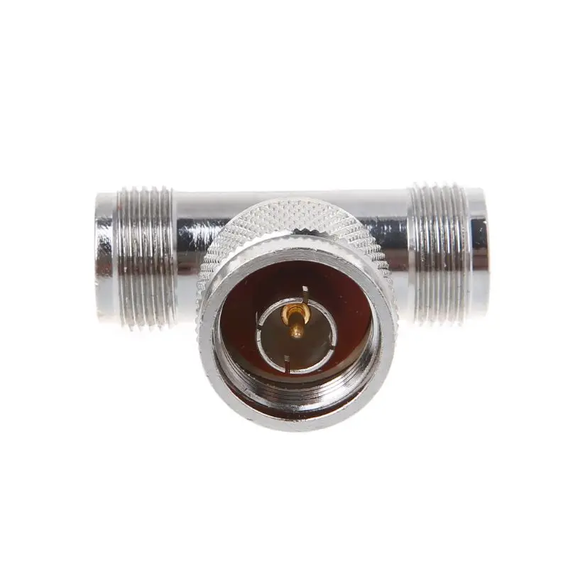 T Форма N штыревой в женский 2 тройной RF разъем 3 сторонний выход коаксиальный