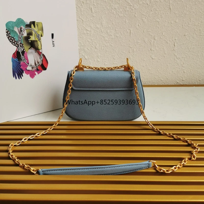 

[P] Женская сумка на одно плечо, роскошная брендовая сумка через плечо, сумка через плечо с металлической цепочкой, модная сумка на одно плечо...