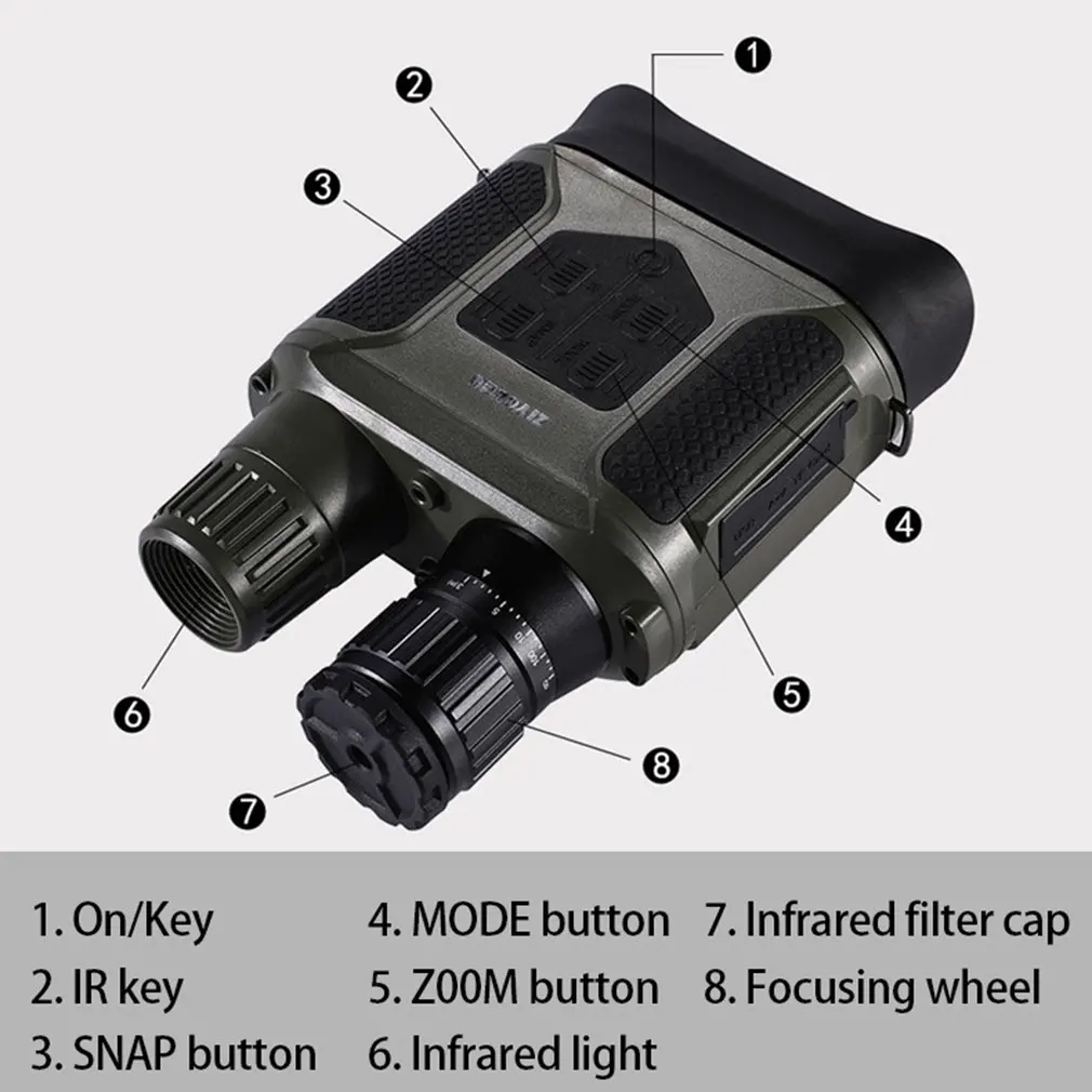 

NV400B 7X31 Инфракрасный цифровой охотничий бинокль ночного видения 2.0 ЖК военный День Ночь NV очки Телескоп ИК бинокль