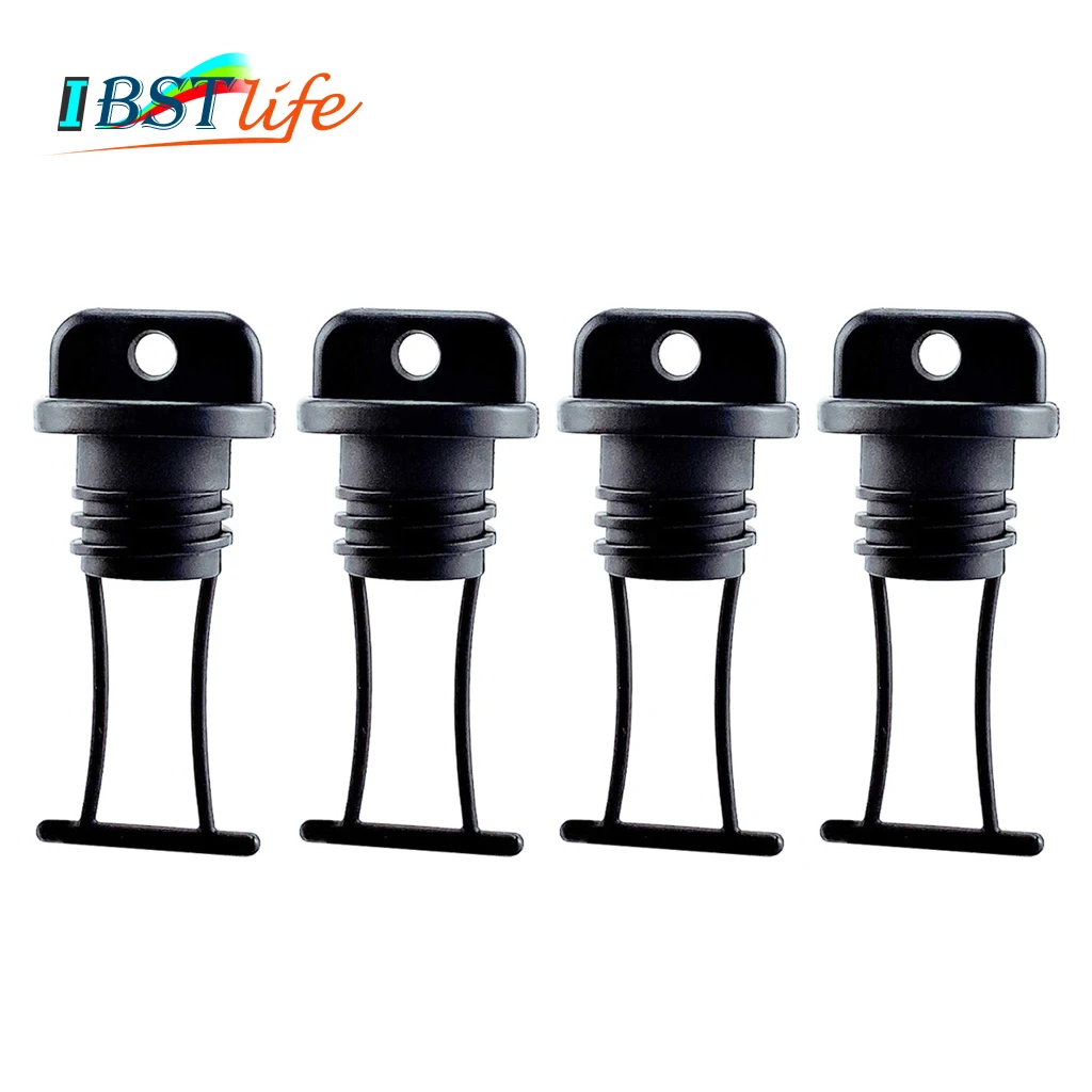 

4X Universal 17.4mm Standard Size Coarse Thread ABS Marine Yacht Raft Drain Hole Bung Plug Plugs Canoe Replacement Accessorie