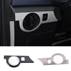 Накладка на автомобиль, передняя противотуманная фара из нержавеющей стали, кнопка переключения, отделка, рамка для Volkswagen VW T-cross Tcross 2018 2019 2020