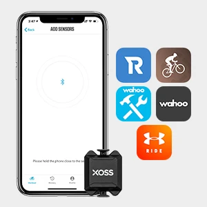 XOSS велосипедный компьютер, скорость и частота вращения муравья+ Bluetooth велосипед двойной датчик для Strava Garmin iGPSPORT Bryton