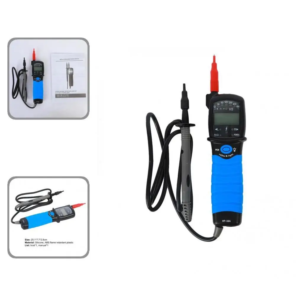 

Voltage Meter Simple Operation Flame Retardant Low Battery Indication Voltmeter for Auto Repair Maintenance
