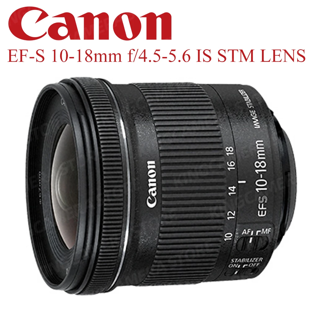 Canon EF-S 10-18 мм f/4 5-5 6 IS STM ультра-широкий зум Новый и оригинальный объектив камеры |