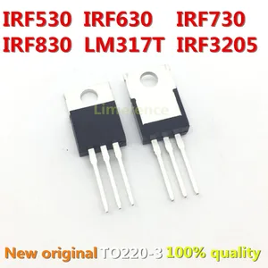 10PCS IRF530 IRF630 IRF730 IRF830 LM317T IRF3205 Transistor TO-220 TO220 IRF530PBF IRF630PBF IRF730PBF IRF830PBF LM317T IRF3205