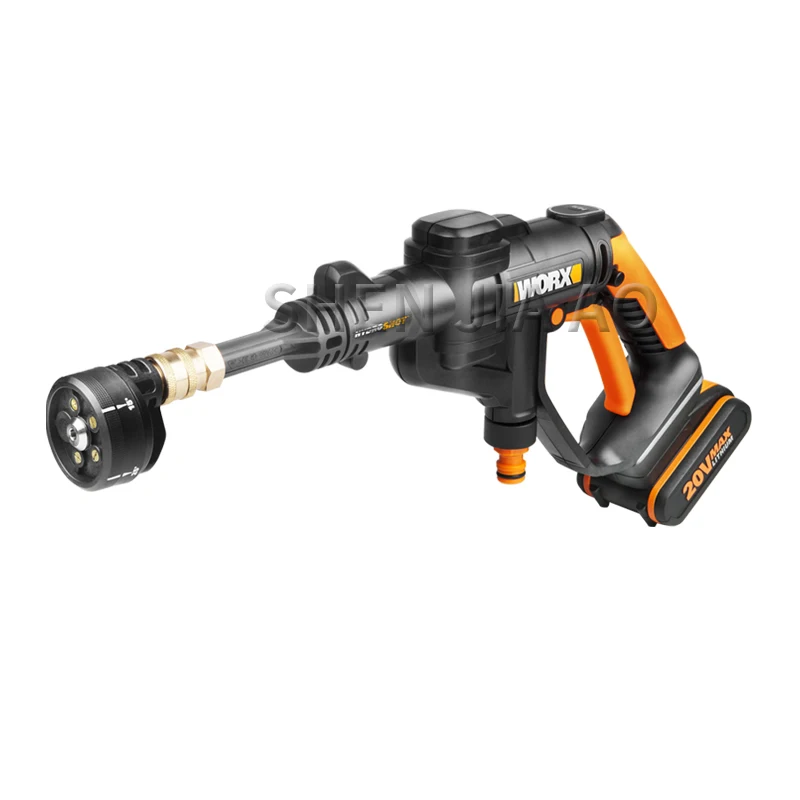 

20V Lithium Battery High-voltage Wireless Car Washing Machine WG629E Household Rechargeable Portable Artifact Car Washing Tool