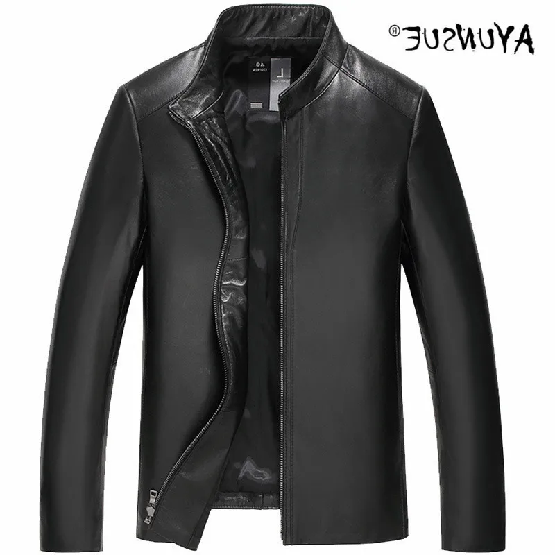 

Men's sheepskin jacket, motorcycle leather jacket, 16h2202, yy269