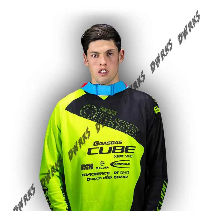 Одежда для горного велосипеда мужская майка с длинным рукавом горнолыжная