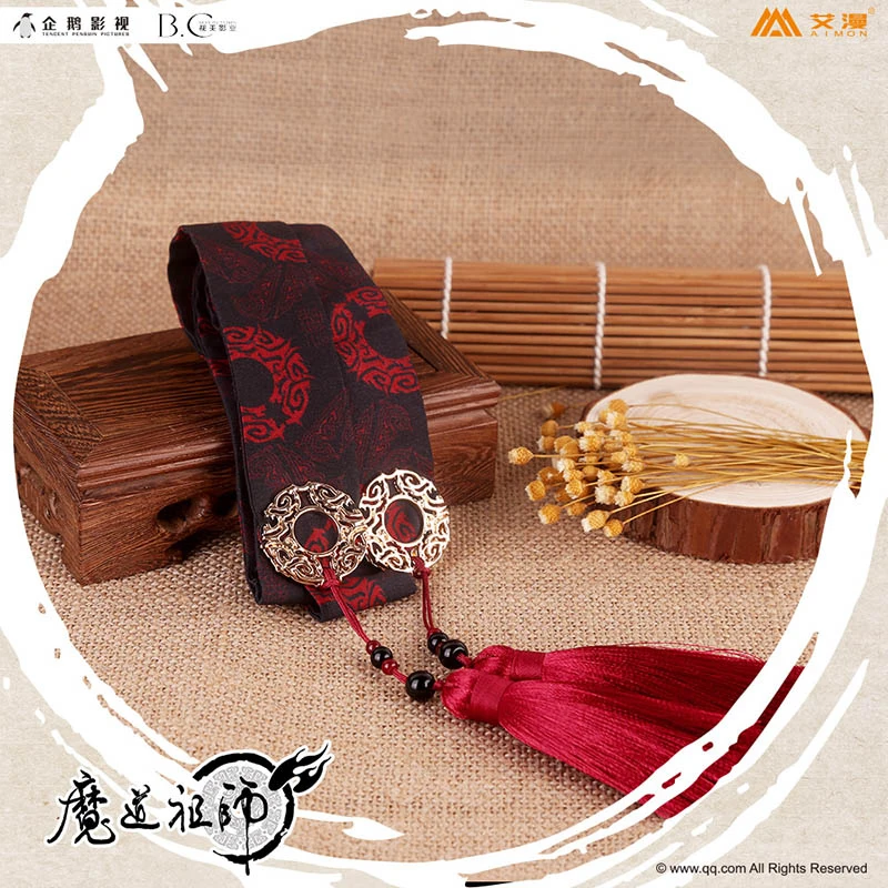 Повязка для волос Grandmaster of Demonic Culture Lan Wangji повязка в старинном стиле Hanfu длинная на
