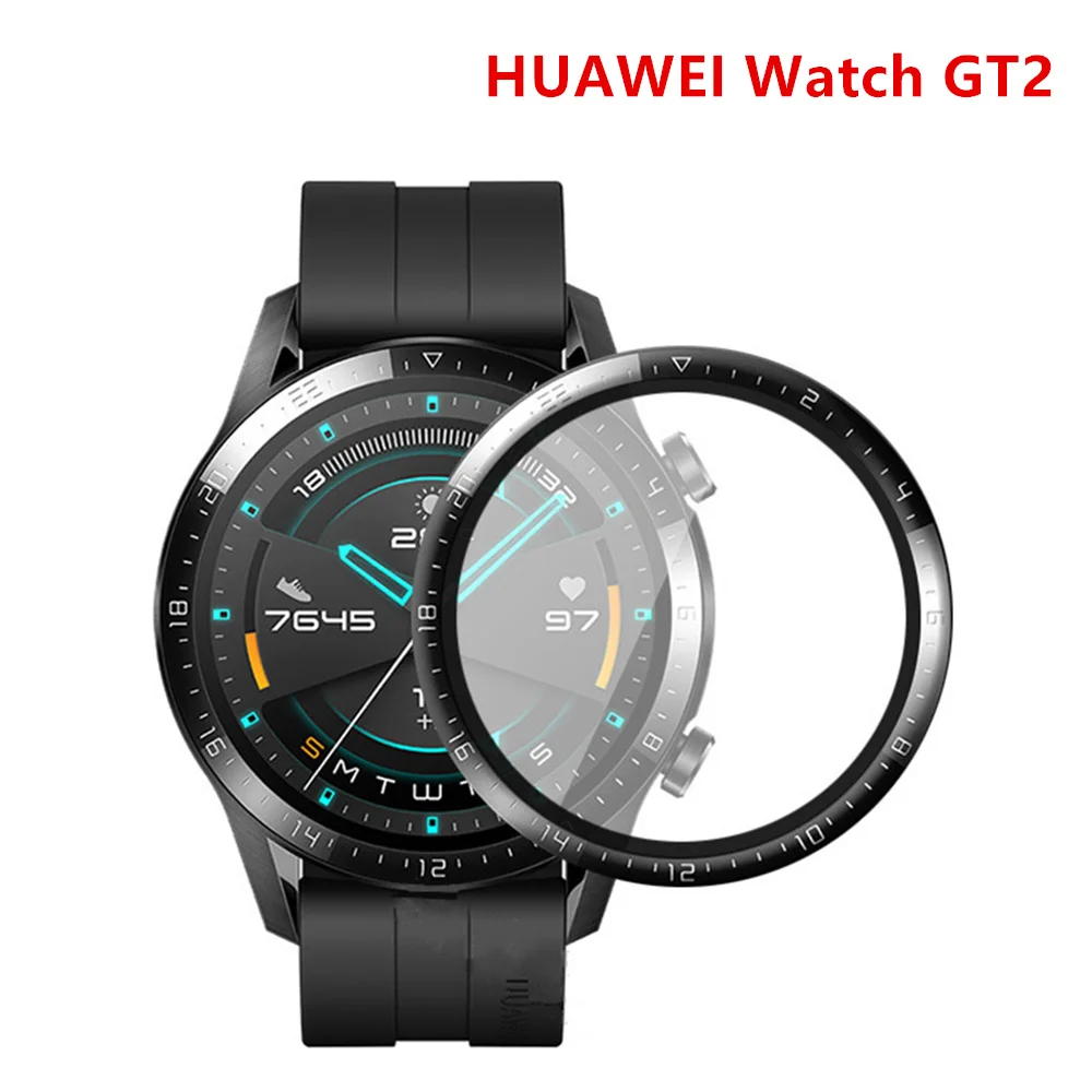 

Tempered Glass for HUAWEI watch GT 2 Screen Protector 42/46 mm Polymer Materials Full Protective Film huawei watch GT2 46mm/42mm