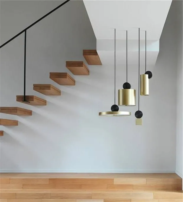 

Современный Золотой светодиодный подвесной светильник в скандинавском стиле для спальни, столовой, кухни, подвесной светильник для улица ...