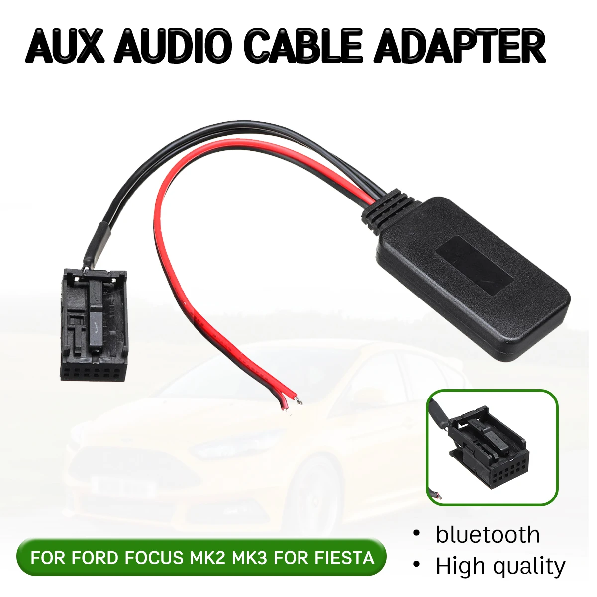 Bluetooth Aux приемник Кабельный адаптер для Ford Focus Mk2 MK3 Fiesta аудио головное устройство