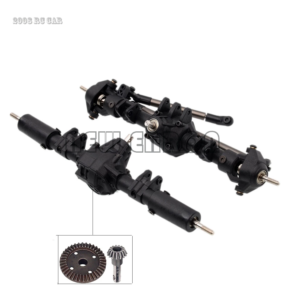 

Набор прямых зубчатых передач Rc Voor Achter SCX10 Ii 90046 90047, обновленный гусеничный ролик, Nieuwe Enron1:10