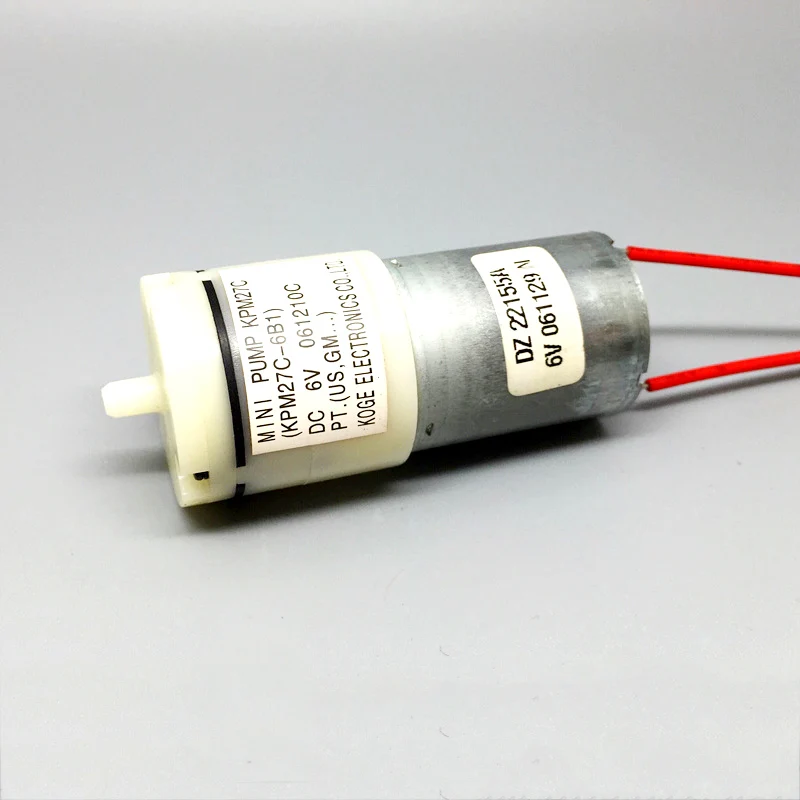 

New KOGE 370 Air Pump Diaphragm Pump KPM27C-6B1 DC 6V Small Mini Arm Electronic Blood Pressure Meter Aquarium Oxygen Pump 1.8LPM