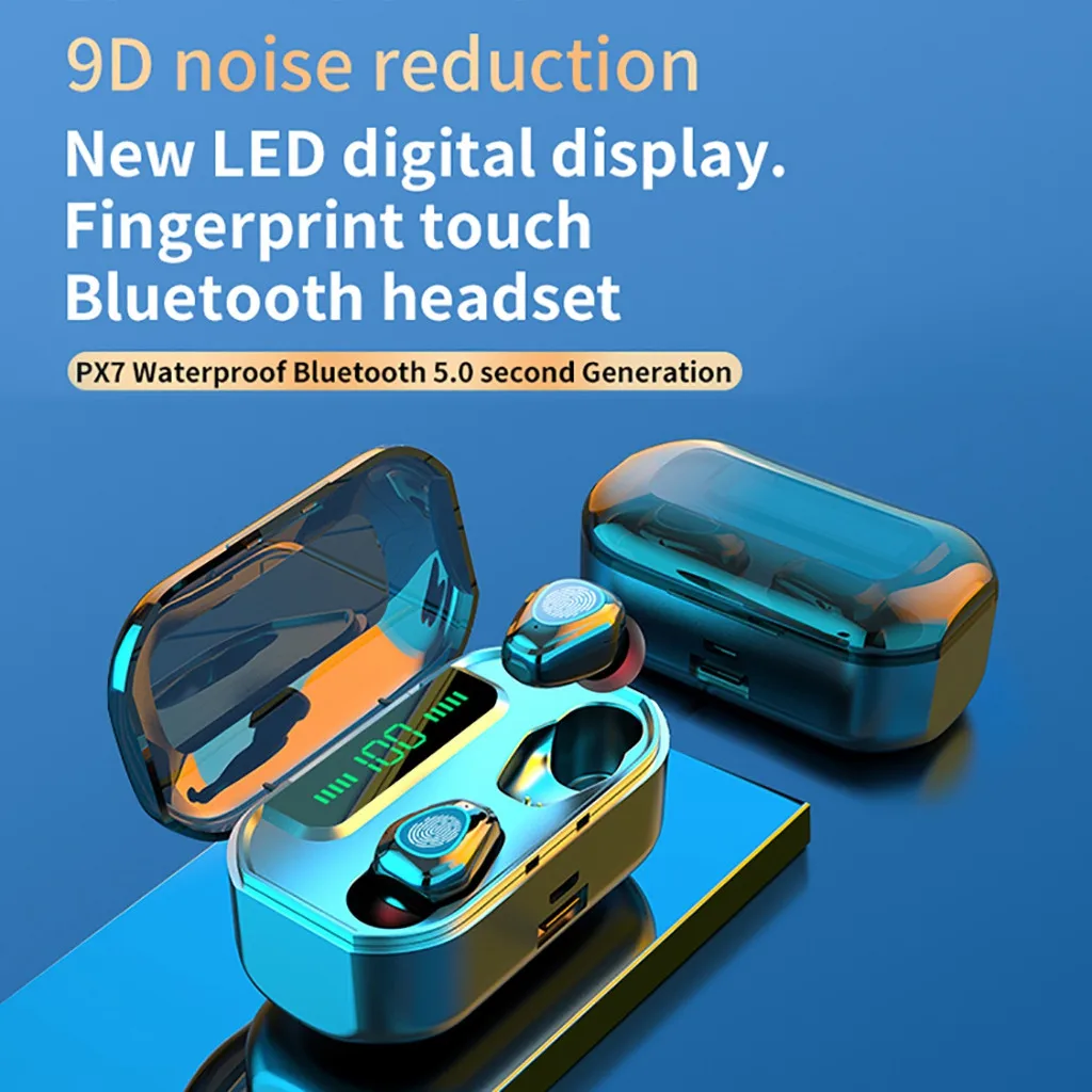 CARPRIE Bluetooth Беспроводные наушники TWS с сенсорным управлением Спортивная гарнитура